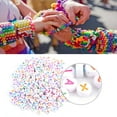 thumbnail image 3 of 500 Unids Granos de la Carta Cuentas de Alfabeto de Colores de Acrílico Granos de la Letra A-Z Granos Redondos del Alfabeto para DIY Pulsera Collar Unbranded GY03989, 3 of 7