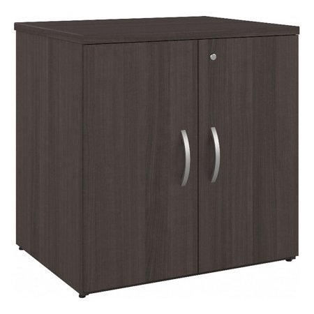 UPC: 0042976196578 | Studio C Office Storage Cabinet with Doors in Storm Gray – Engineered Wood