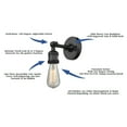 thumbnail image 2 of Innovations Lighting 203-11-7 Fulton Sconce Fulton 11" Tall Wall Sconce - Black, 2 of 4