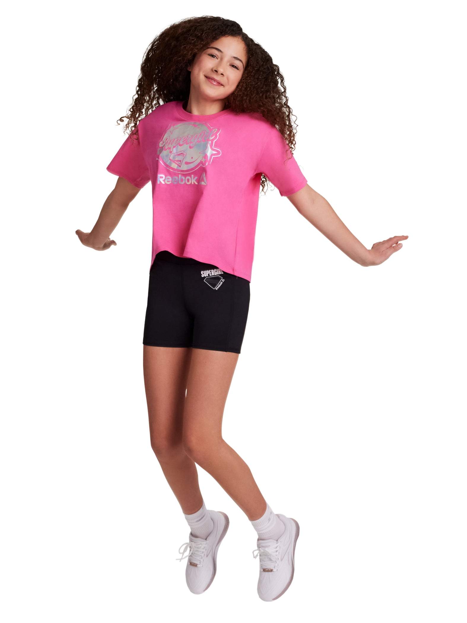 Reebok Girl’s Performance Supergirl Bike Short, Sizes 4-18