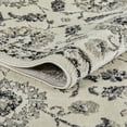 thumbnail image 3 of Loomaknoti Celena Ashbil 4' x 6' Ivory Floral Indoor Area Rug, 3 of 9
