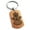 Rose, variant on Stainless Steel Floral Hamsa Hand of Fatima Engraved Dog Tag Keychain Keyring
