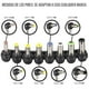thumbnail image 4 of Multicargador Universal Para Laptop Multipuntas Con 8 Puntas, 4 of 9