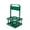 Green, variant on Portable 4 Bottle Beer Basket With Quick Fold Feature Beverage Holder Ideal For Picnics Camping And Family Gatherings