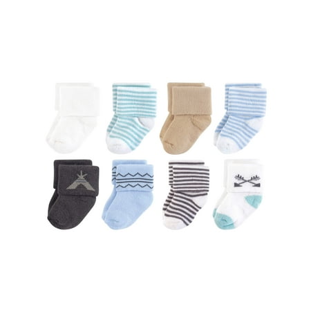 UPC: 0660168664263 | Touched by Nature Baby Boy Organic Cotton Socks  Charcoal  6-12 Months