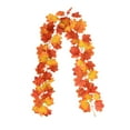 thumbnail image 2 of Fmbmuo Autumn Maple Leaf Vine Garland for Front Porch Welcome, Traditional Fall Decor, Weather-Resistant, 2 of 5