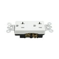 thumbnail image 2 of Legrand 26342W Pass & Seymour Decorator Duplex Receptacle, White, 20A, 125 Volt - Quantity 10, 2 of 2