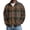 Gray, variant on Kixjoy Mens Beach Shirts Big and Tall Long Sleeve Button Down Shirts Regular Fit Casual Stretch Collared Shirts Striped Summer Lightweight Shirts for Men, Brown L