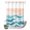 AbstractXM6697, variant on No Hook Shower Curtain with Built-in Rings - Navy Blue Grey Washable Waterproof Fabric Bathroom Curtains for Hotel,Rentals, 60 X 72 Inch Long , Ombre Modern Abstract Art