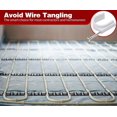 thumbnail image 5 of Hongchun Half Clamp J-hook With Nail, J Clamps For 3/4" Tubing Pipe Support, Wire And Cable Fixing 100pcs white, 5 of 5