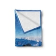 thumbnail image 2 of Central America Soft Flannel Fleece Throw Blanket, Aeriel View of Lake Atitlan and Volcano San Pedro Early in the Morning, Cozy Plush for Indoor and Outdoor Use, 70" x 90", Multicolor, by Ambesonne, 2 of 6
