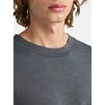 thumbnail image 4 of No Boundaries Cotton Oversized Tee with Long Sleeves, Men's & Big Men's, 4 of 5