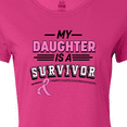 thumbnail image 4 of Inktastic My Daughter is a Survivor Breast Cancer Awareness Women's T-Shirt, 4 of 5
