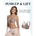 thumbnail image 2 of LUCKMEEY Wireless Mesh Bras for Women Seamless Full Coverage Push up Bra Plus Size, 2 of 6