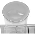 thumbnail image 6 of Wall-mounted Food Dispenser, 3L 2 Buckets Coffee Bean Candy Rice Dispenser, Dry Food Dispenser Cereal Dispenser Grain Storage Dispenser for Home, Kitchen, Countertop, Cutlery Rack (White), 6 of 9