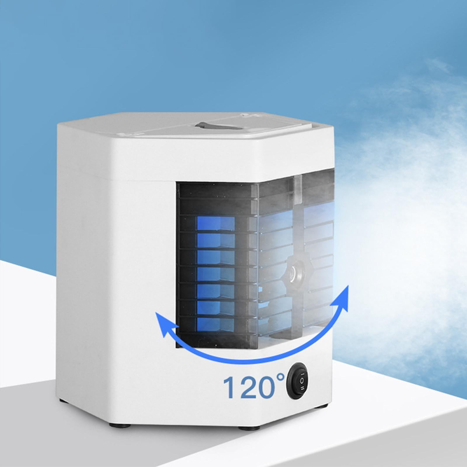 kowaku Portable Air Conditioner Evaporative Air Cooler Humidifier Small Air Cooling Fan Air Conditioning Fan for Bedroom Home Office 2 water container