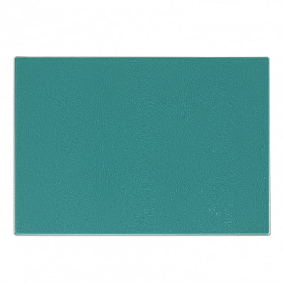 Chevron Cutting Board, Modern Design Neutral Repetitive Pattern of Zigzags in Aqua Color Palette, Decorative Tempered Glass Cutting and Serving Board, in 3 Sizes, by Ambesonne