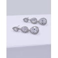 thumbnail image 3 of Aretes Piñon Largos Arette Accesorios De Fiesta Con cristal Temporada, 3 of 4