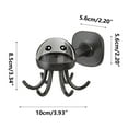 thumbnail image 2 of Karymi Kitchen Rotatable Hook Wall-mounted Storage Rack Issued Storage Rack Six-claw Hook Punching Multi-function Wal&mart Deals Up to 45% off Christmas Eve, 2 of 2