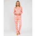 thumbnail image 2 of Real Essentials 2 Pack: Women's Long Sleeve Pajama Sets - Soft Comfy 2 Piece PJ Set Matching Ladies Sleepwear (Plus Size), 2 of 8