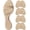 Beige, variant on 4 Pairs Women Gel Ball of Foot Cushions, Invisible Anti Slip Metatarsal Pads Comfort Inserts for High Heels