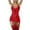 Red, variant on Women's Blended Pajamas Intimates Erotic Lingerie Set Femme Transparent Sexy Women Sheer Mesh Lace Cupped Sexy Lingerie