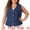 Dark Blue, variant on DARING DIVA Women's Plus Size V Neck Sleeveless Utility Denim Vests 1X Dark Blue