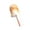 Orange, variant on Lambs Wool Extendable Household Cleaning Duster 33" Wall Duster Cleaner with Sky Blue Stainless Steel Long Handle and Extension Pole for Cleaning High Ceiling Fan Interior Roof, Yellow&White