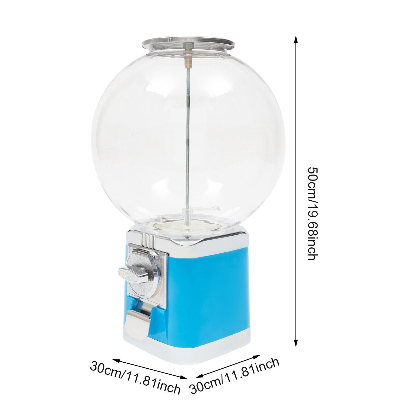Dark Blue/Pink/Blue/Black Candy Gumball Vending Machine Gumball Bank Candy Vending Dispenser Machine 800-1000 Coin