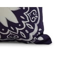 thumbnail image 2 of Simply Daisy, 18" x 18" Cuban Tile 1, Geometric Print Outdoor Pillow, Purple, 2 of 2