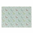 thumbnail image 1 of Llama Cutting Board, Colorful Pattern of Llamas with Doodle Style Circles and Heart Shapes Cartoon Style, Decorative Tempered Glass Cutting and Serving Board, Small Size, Multicolor, by Ambesonne, 1 of 1