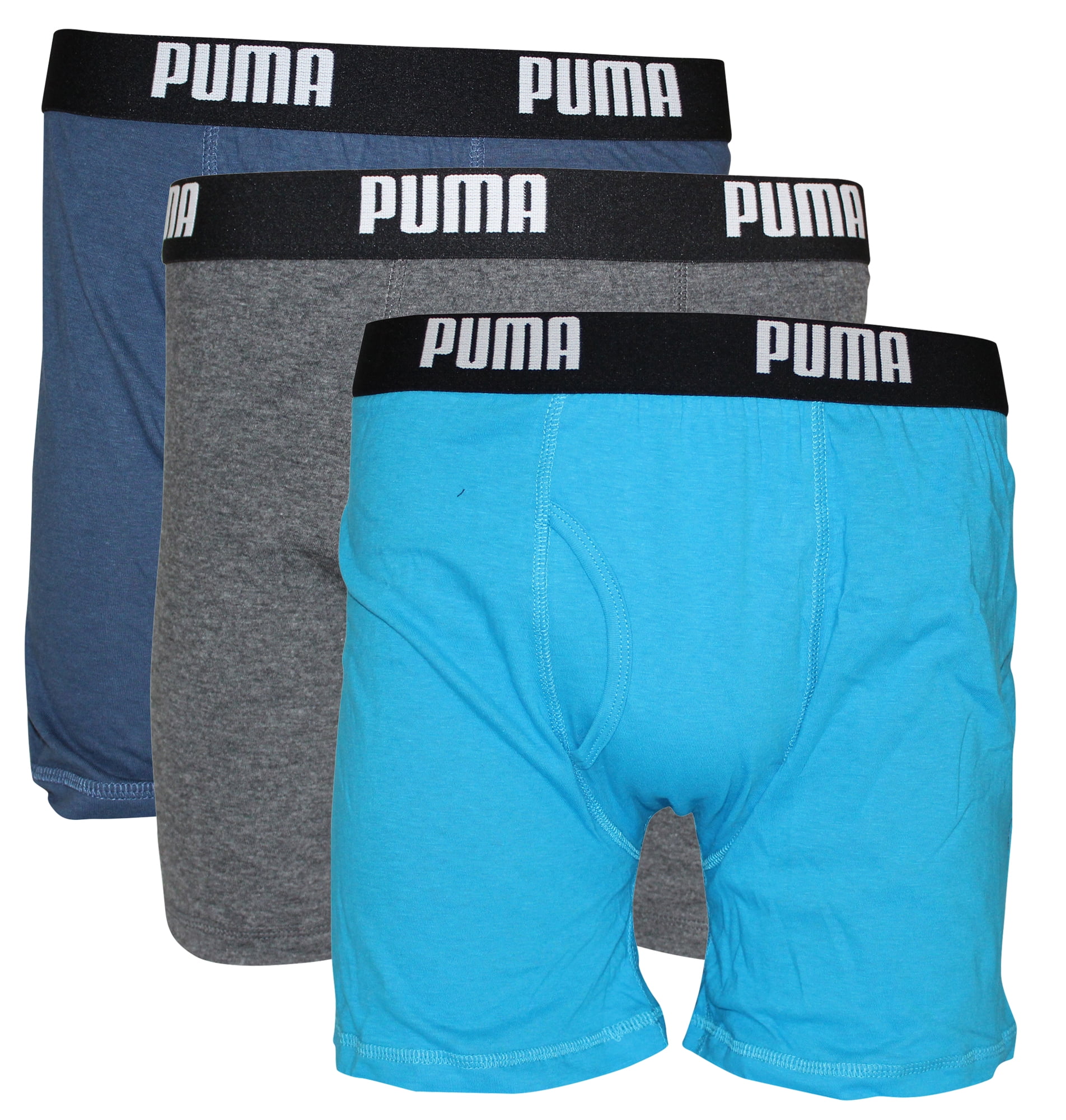 PUMA - PUMA Men's 3 Pack Cotton Boxer Briefs - Walmart.com - Walmart.com