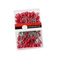 thumbnail image 3 of 100Pcs Head Straight Pins Sewing Pins Corsage Rod Pins Positioning Pins Straight red, 3 of 9