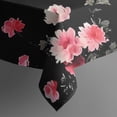 thumbnail image 5 of Pioneer Flower Floral Print Pattern Square Tablecloth,Waterproof Square Table Cover,Wipeable Spillproof Washable Table Cover for Home Kitchen Party Decor 52"x52"(132x132cm), 5 of 6