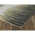 thumbnail image 4 of Abani Laguna Collection Abstract Striped 5' x 8' Yellow and Grey Modern Area Rug, 4 of 5