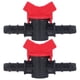 thumbnail image 2 of Válvulas De Cierre De Agua, Válvula De Control De Flujo De Estructura Simple ABS De Diseño Estándar Para Manguera ANGGREK Otros, 2 of 8