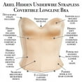 thumbnail image 6 of Ariel Low Back Hidden Underwire Convertible Strapless Longline  Bra, 6 of 7