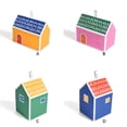 thumbnail image 3 of Thinson 10 Pieces House Shaped Gift Candies Cookies Box Wedding Present Case Party Favor Biscuits Package Packing Boxes Yellow, 3 of 9