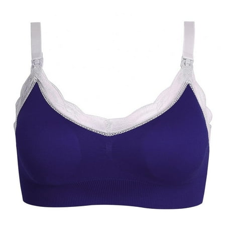 

GOODLY Nursing Bra Women s Comfortable to Wear No Trace Seamless Pregnant Lace