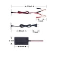 thumbnail image 6 of Portable 12V Trickle Charger Battery Maintainer for Motorcycle Car Boat ATV, 6 of 7