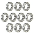 thumbnail image 5 of Uxcell 20mmx32mmx7mm 6804ZZ Double Sealed Z2 Ball Bearings Chrome Steel 10 Pack, 5 of 5