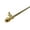Brass, variant on Café Rod Expands from 18 to 28 Inches 7/16 Inch Diameter Brass