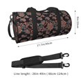 thumbnail image 2 of Easygdp Retro Floral Bolsa de Viaje, Bolsa de Mano, Bolsa de Gimnasio, Bolsa de Equipaje para Viaje, 2 of 6