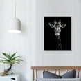 thumbnail image 3 of Nawypu  Black and White African Wildlife Canvas Wall Art Animal Zebra Giraffe Elephant Portrait Picture Poster Artwork for Home Living Room Bedroom Room Kids Room Office Wall, 3 of 4