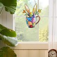 thumbnail image 2 of Kbndieu Easter Bunny Ornaments, Acrylic Stained Glass Sun Catcher Indoor/Outdoor Decor Window Hanging, Easter Tree Decorations for Home Garden Easter Gifts on Clearance, 2 of 6