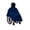 Navy Fleece, variant on Winter Hooded Wheelchair Poncho Cape with Polar Fleece or Sherpa Lining