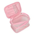 Clear Makeup Bag with Zipper Double Layer Travel Toiletry Bags