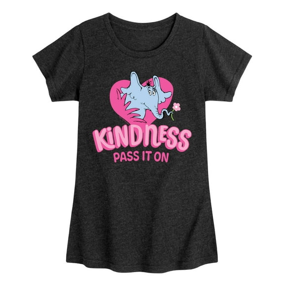 Horton Hears A Who - Kindness Pass It On - Toddler & Youth Girls Short Sleeve Graphic T-Shirt