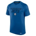 thumbnail image 2 of Men's Fanatics Blue Winnipeg Jets Authentic Pro Rink Tech T-Shirt, 2 of 3