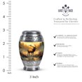 thumbnail image 3 of Yatskia Woodland Deer Urns For Human Ashes Adult Female & Male, Small Cremation Urns For Human Ashes, (Monar 10 Inch and 3 Inch), 3 of 8